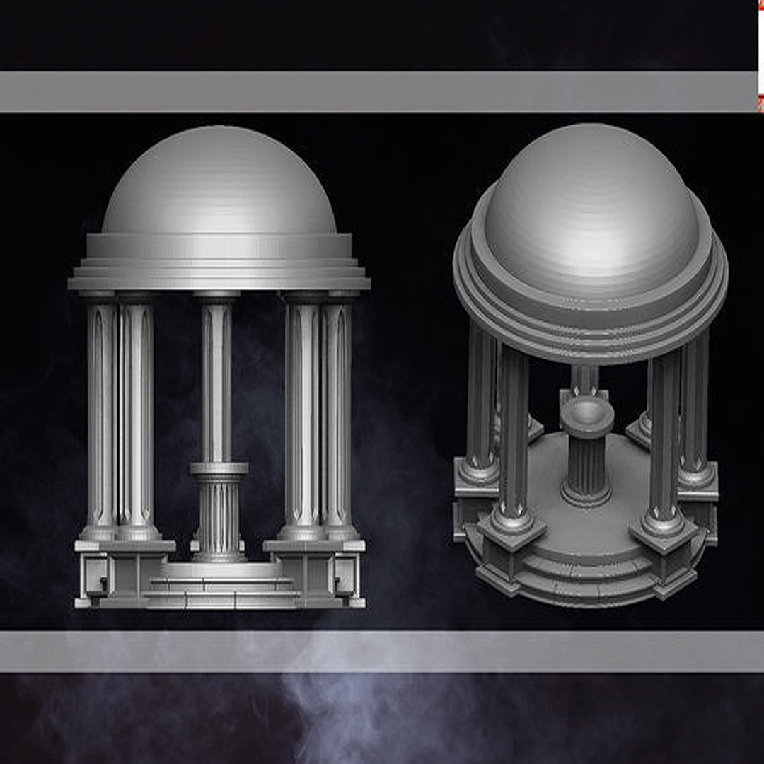 Ancient Greek Shrine  3D print model