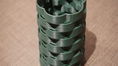 Basket weave vase 3D print model