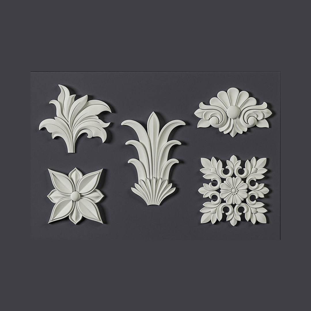 Ornament Brushes … 3D Model Files