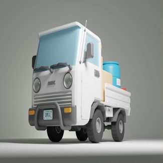 Suzuki Carry Kei Truck 3D print model