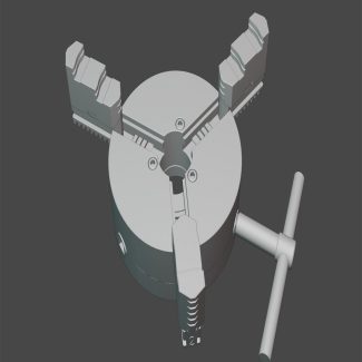 Three jaw chuck 3D print model