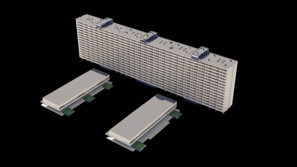 Eastern European Building 3D Model Files