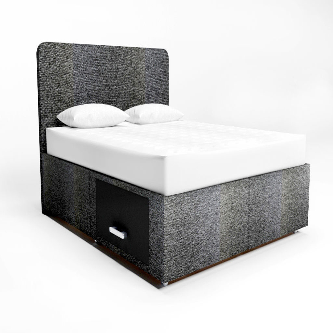 Luxury Velvet Divan low-poly 3D print model