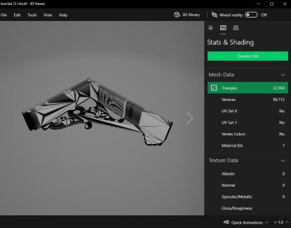 Shelf Bracket 3D Model Files