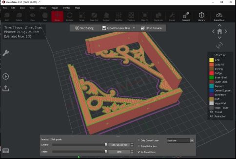 Shelf Bracket 3D Model Files