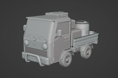 Suzuki Carry Kei Truck 3D print model