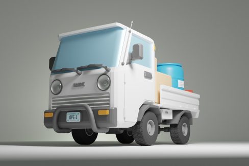 Suzuki Carry Kei Truck 3D print model