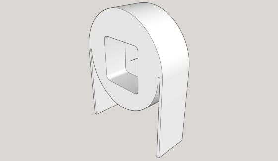Table Clock Printable 3D Model Files