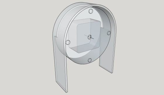 Table Clock Printable 3D Model Files