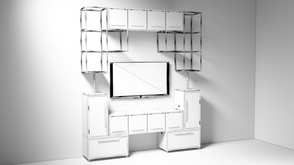Tetris Sideboard 3D print model