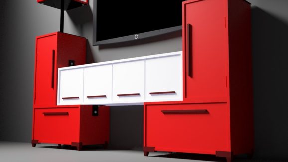 Tetris Sideboard 3D print model