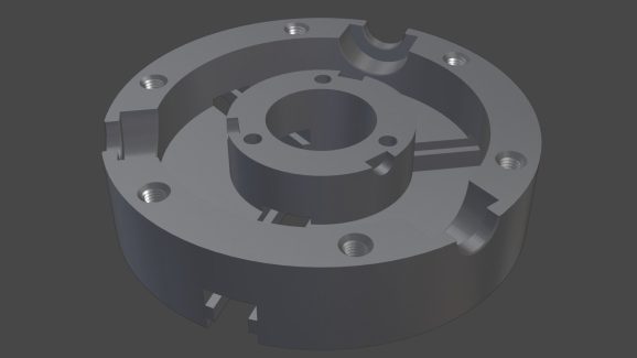 Three jaw chuck 3D print model