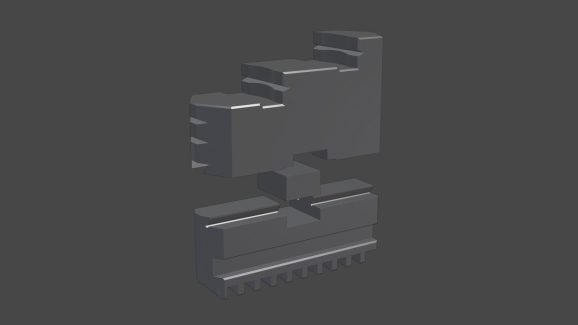 Three jaw chuck 3D print model