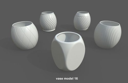 Vase Pack04 – 5 models 3D Model Files