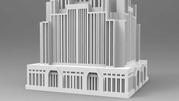 Empire State Building 3D print model