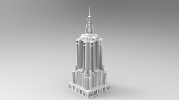 Empire State Building 3D print model