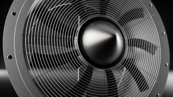 Industrial fan 3D print model