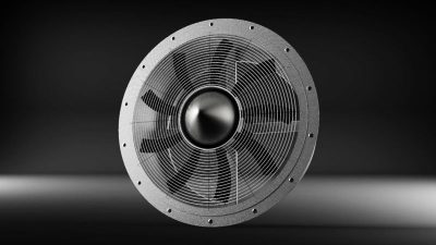 Industrial fan 3D print model