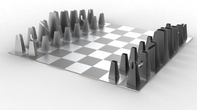 Modern Chess Set 3D print model