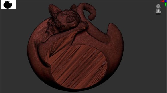Plate cat 3D print model