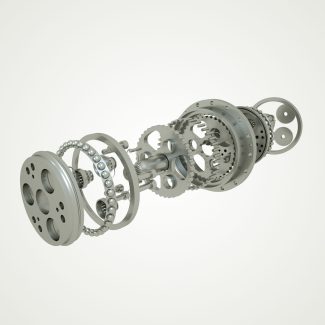 Star gear gearbox 3D print model
