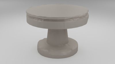 Stone Table 3D print model