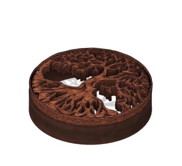 Tree Yggdrasil Cup Coaster and Symbol 3D print model