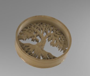 Tree Yggdrasil Cup Coaster and Symbol 3D print model